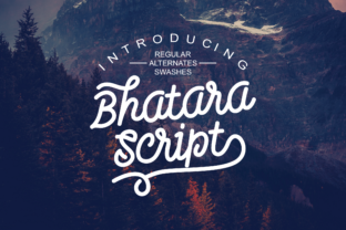 Bhatara Script Font: A Vintage-Inspired Typeface for Digital Projects