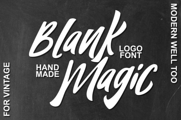 Blank Magic Font for Bold Design