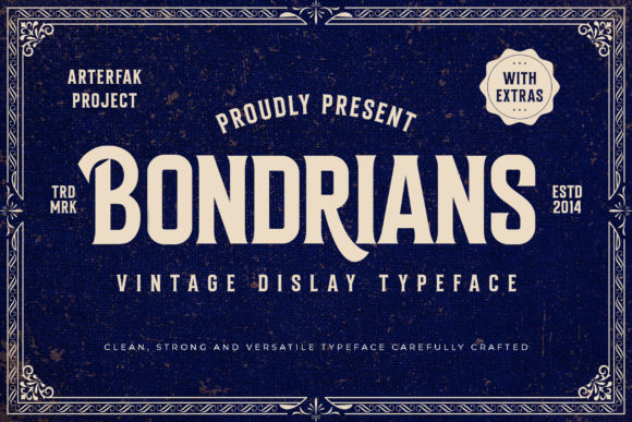 Bondrians Font Review