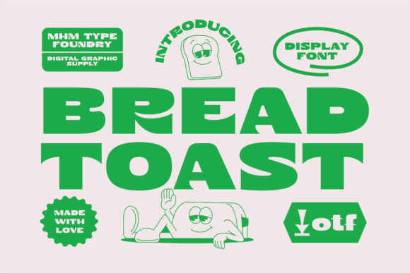 Bread Toast Font for Bold Design
