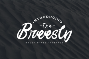 Breesly: A Handwritten Font for Beautiful Craft Projects