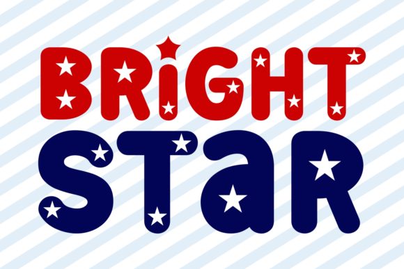 Bright Star Font: Star-Themed Display Type