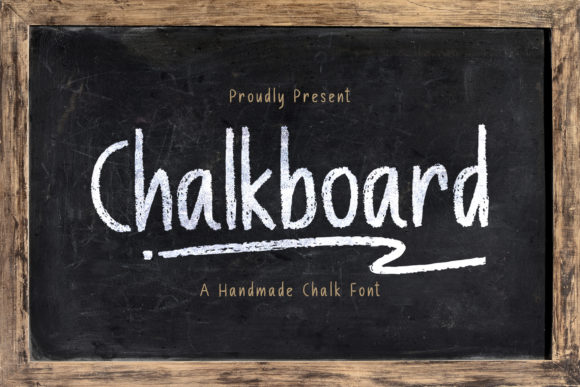 Chalkboard Font for Business Branding