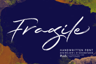 Fragile Script: A Unique Handwritten Typeface for Digital Design