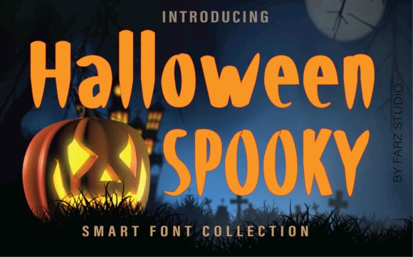 Halloween Spooky Font: A Unique Display Typeface