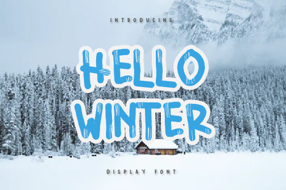 Hello Winter Font for Creative Web Projects