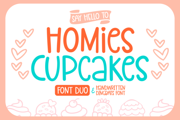 Homies Cupcake Font for Web Design