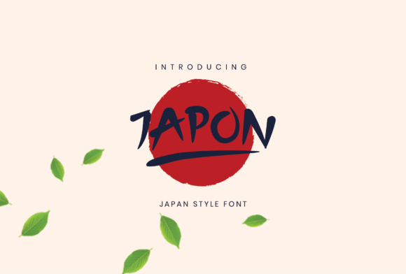 Japon: A Japanese Display Font