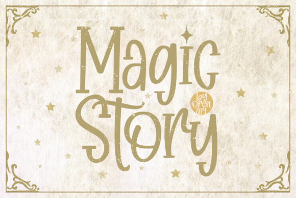 Magic Story Font for Business Branding