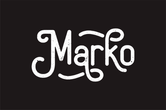 Marko Font for Web Design