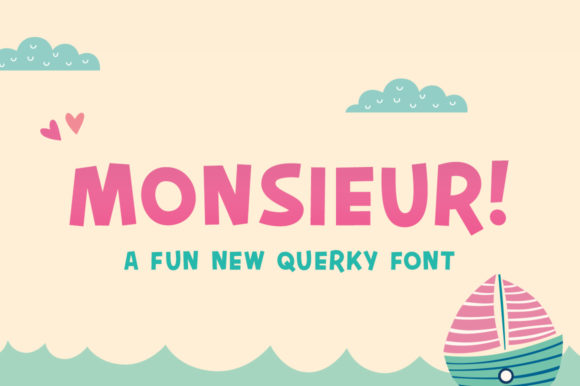 Monsieur Font: Whimsical Design for Creative Projects