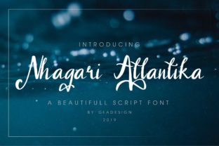 Nhagari Atlantika Font: A Handwritten Script for Memorable Branding