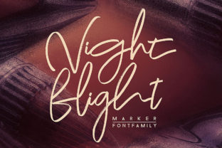 Night Flight Font for Artistic Branding and Creative Projects