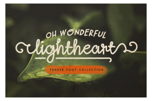 Oh Wonderful Lightheart: A Modern Script Font for Creative Branding