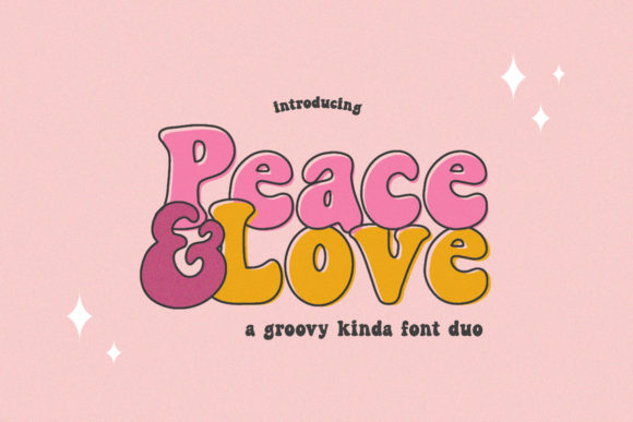 Peace and Love Font for Web Design