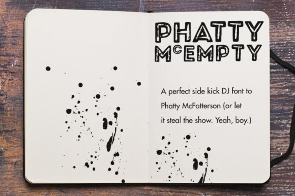 Phatty Family: Bold Display Font