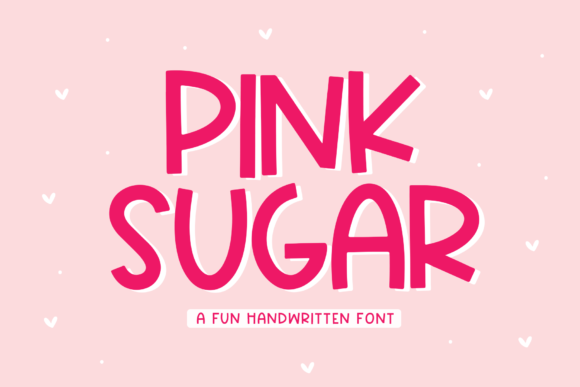 Pink Sugar Font for Creative Projects