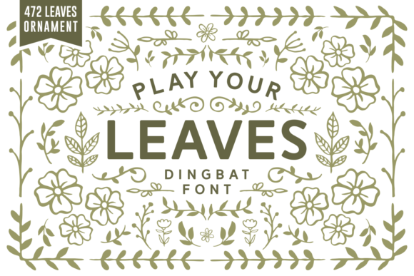 Play Your Leaves Font for Creative Designs