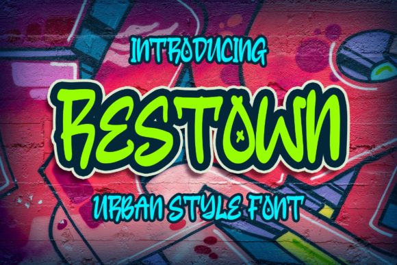 Restown: A Bold Display Font for Web Design