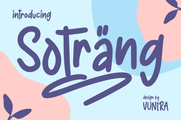 Sotrang Font for Creative Web Projects