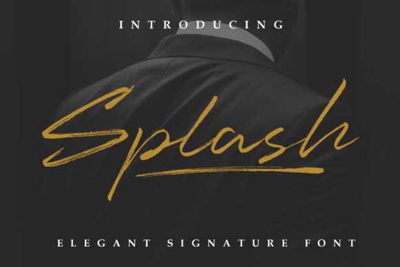 Splash Script Font for Modern Marketing Design
