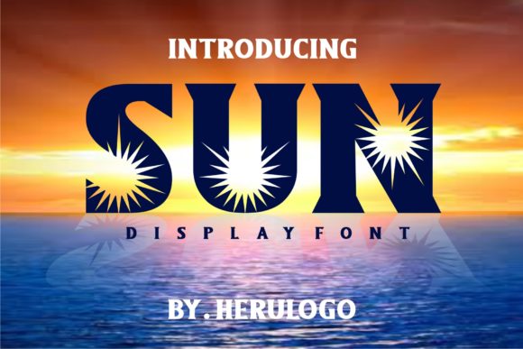Sun: A Radiant Display Font