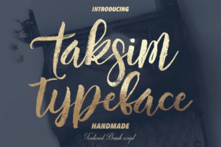 Taksim Font for Artistic and Grunge Web Design Projects