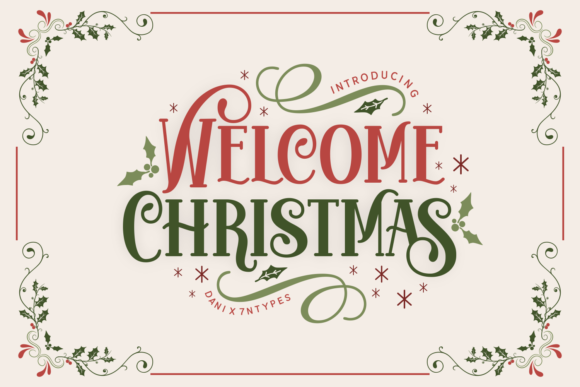 Welcome Christmas Font Review