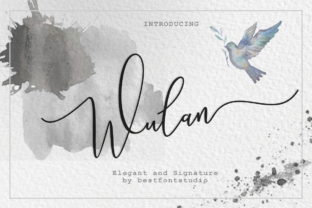 Wulan Script: A Modern Handwritten Font for Creative Projects